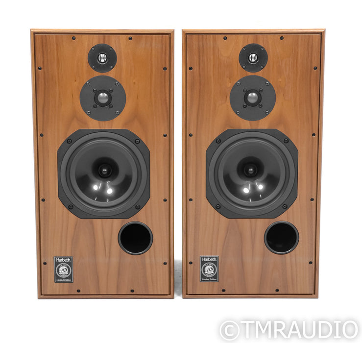 Harbeth Super HL5 Plus 40th Anniversary Bookshelf Speakers; Walnut Pair; SHL5+