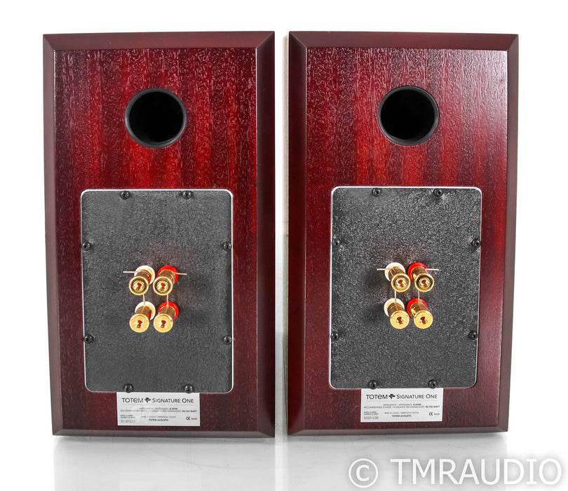 Totem Acoustics Signature One Bookshelf Speakers; Mahogany Pair