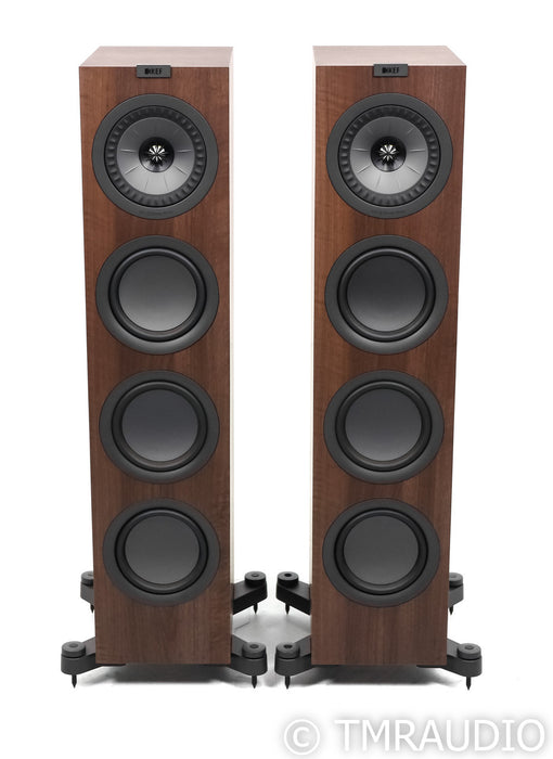 KEF Q750 Floorstanding Speakers; Walnut Pair; Q-750