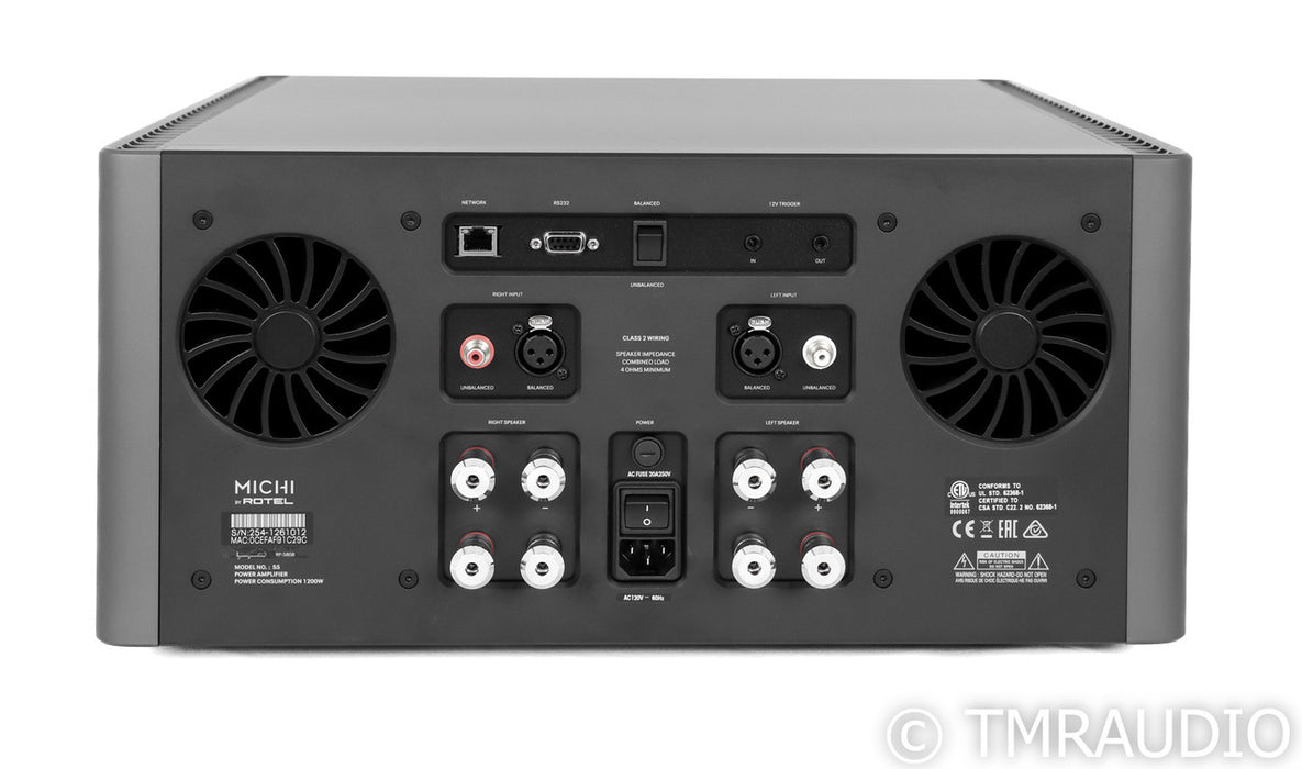 Michi S5 Stereo Power Amplifier; Remote; S-5