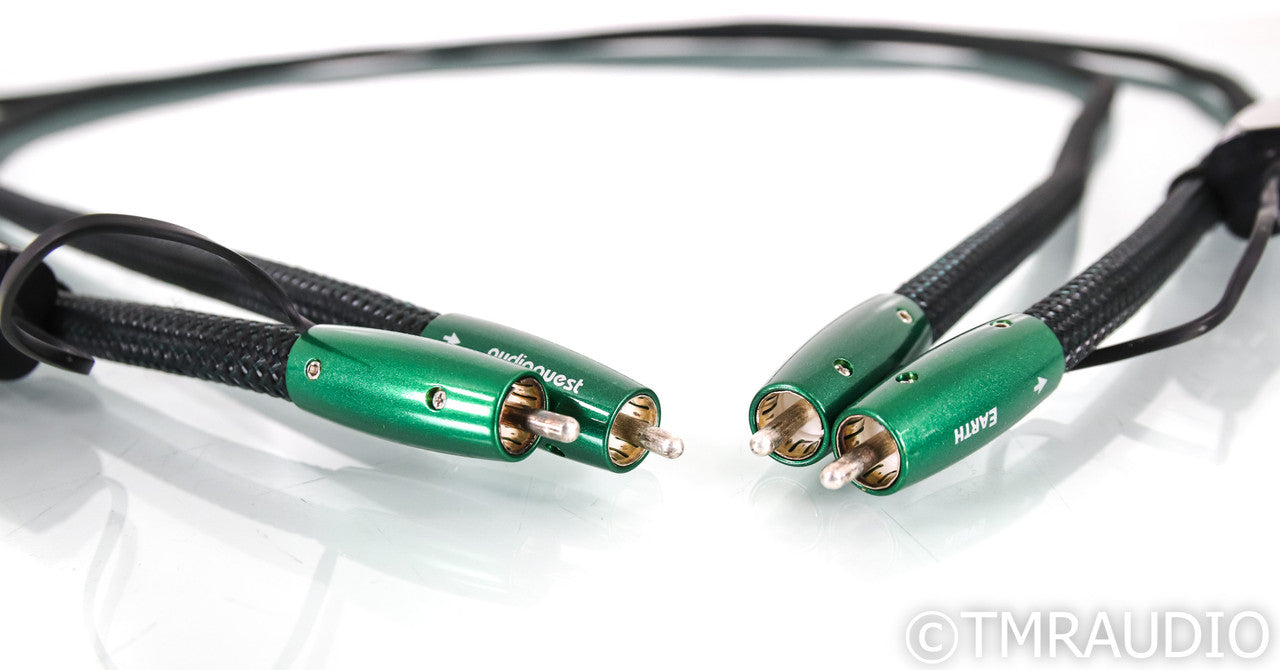 Audioquest Earth RCA Cables; 2m Pair Interconnects; 72v DBS