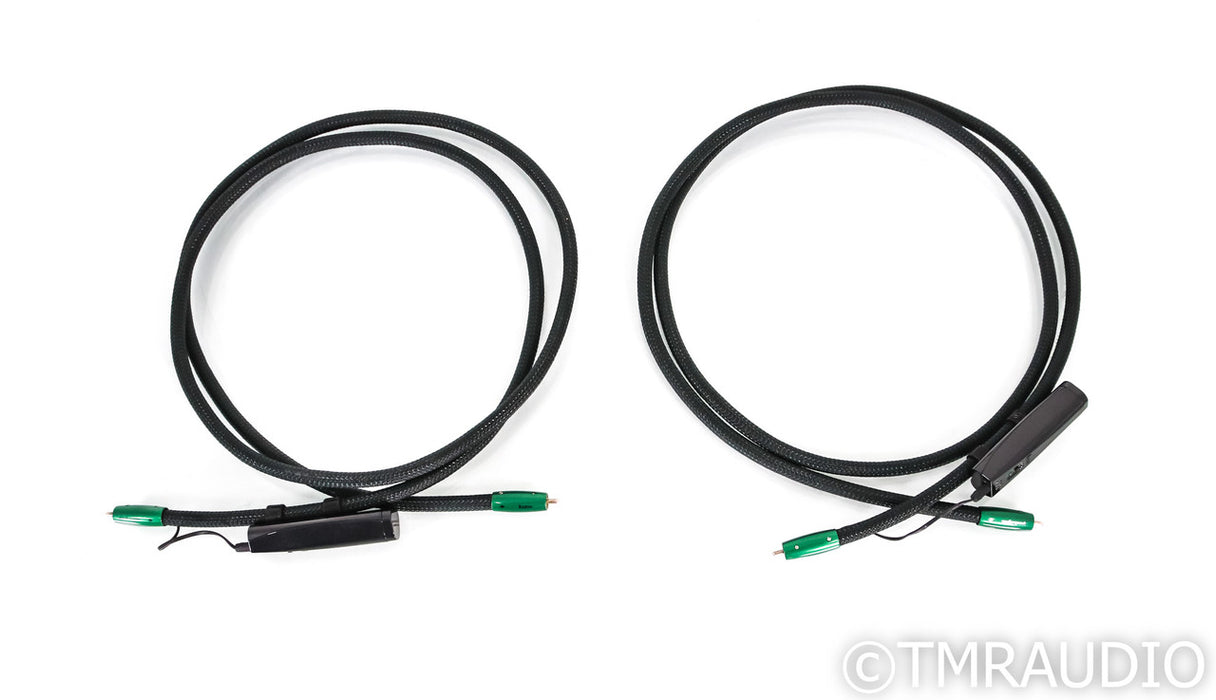 Audioquest Earth RCA Cables; 2m Pair Interconnects; 72v DBS