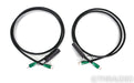 Audioquest Earth XLR Cables; 2m Pair Balanced Interconnects; 72v DBS