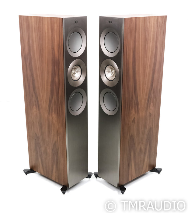 KEF Reference 3 Floorstanding Speakers; Silver Walnut Pair