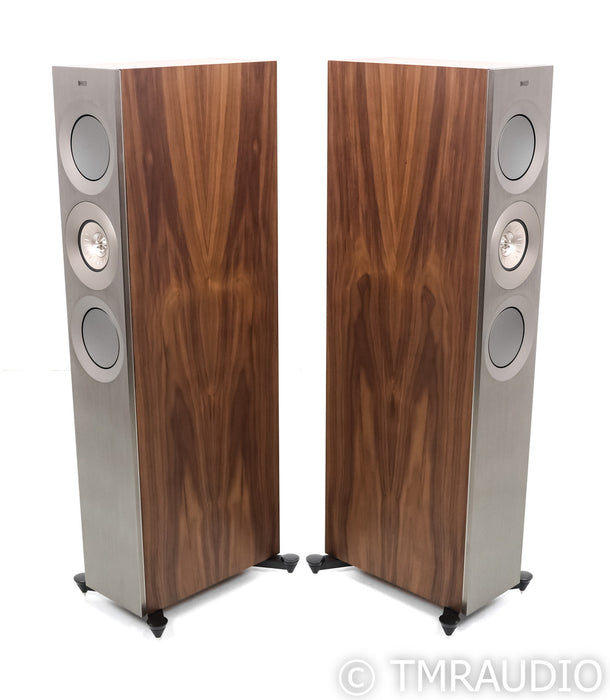 KEF Reference 3 Floorstanding Speakers; Silver Walnut Pair