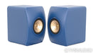 KEF LS50 Meta Bookshelf Speakers; Royal Blue Pair