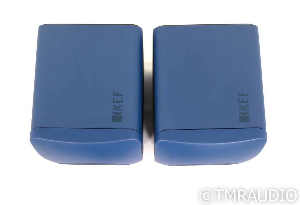KEF LS50 Meta Bookshelf Speakers; Royal Blue Pair