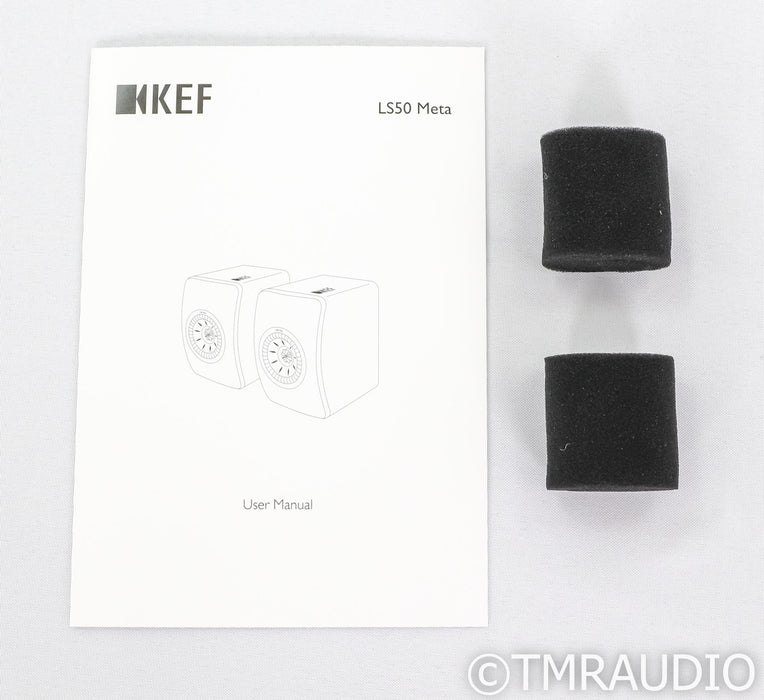 KEF LS50 Meta Bookshelf Speakers; Royal Blue Pair