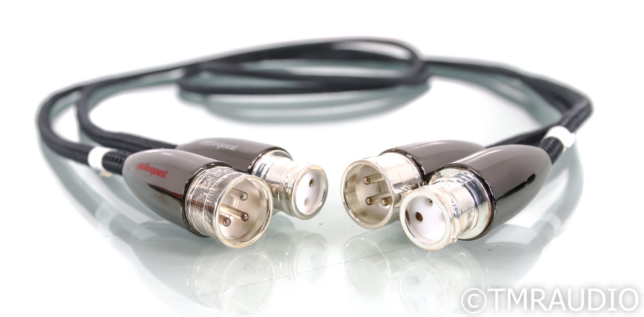 Audioquest Yukon XLR Cables; 2m Pair Balanced Interconnects; 72v DBS
