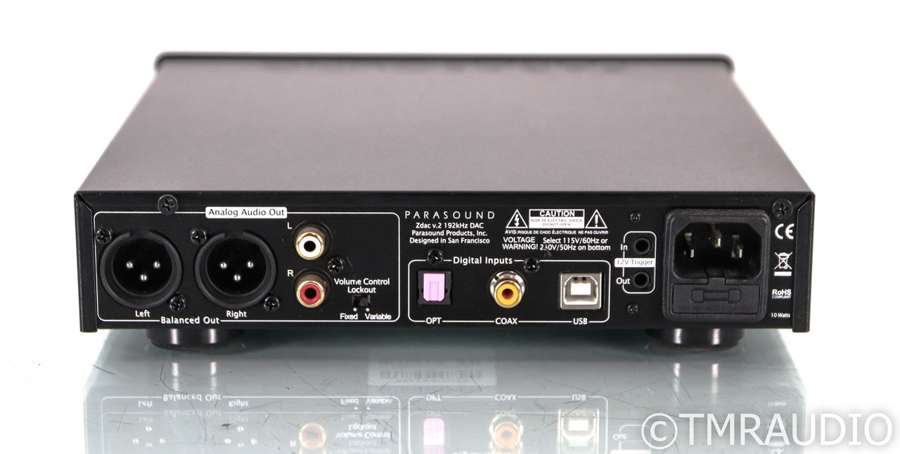 Parasound Zdac v.2 DAC; Black; Z-DAC
