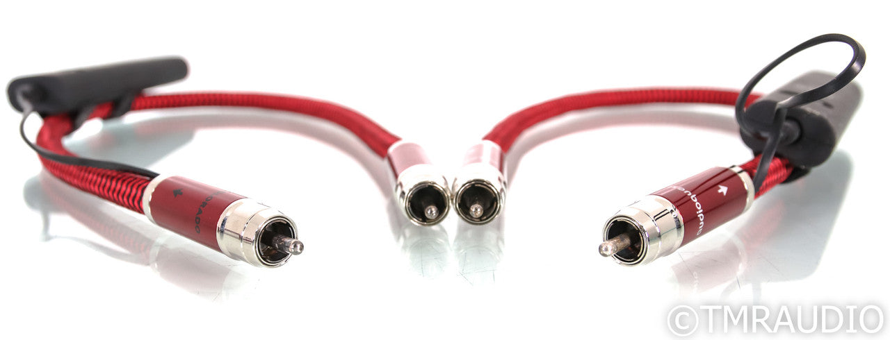 AudioQuest Colorado RCA Cables; 0.5m Pair Interconnects; 72v DBS