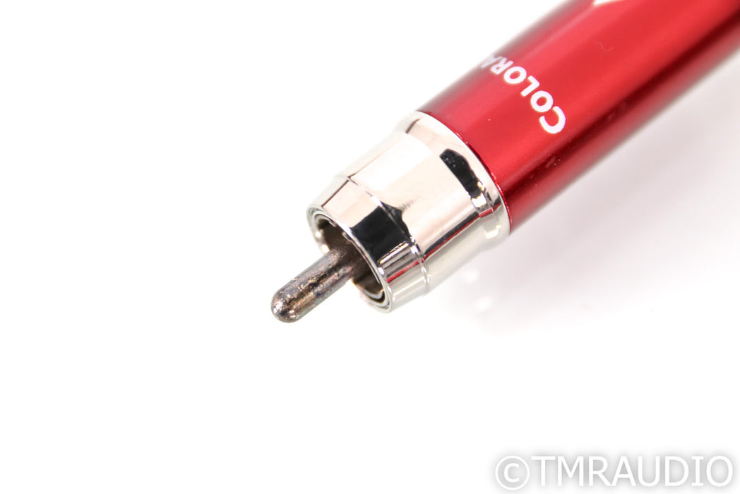 AudioQuest Colorado RCA Cables; 0.5m Pair Interconnects; 72v DBS