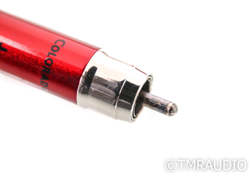 AudioQuest Colorado RCA Cables; 0.5m Pair Interconnects; 72v DBS