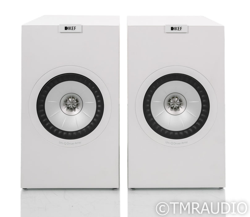 KEF Q350 Bookshelf Speakers; White Pair
