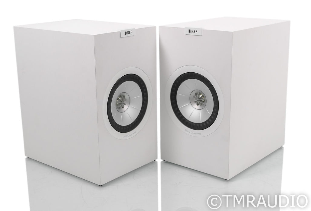 KEF Q350 Bookshelf Speakers; White Pair