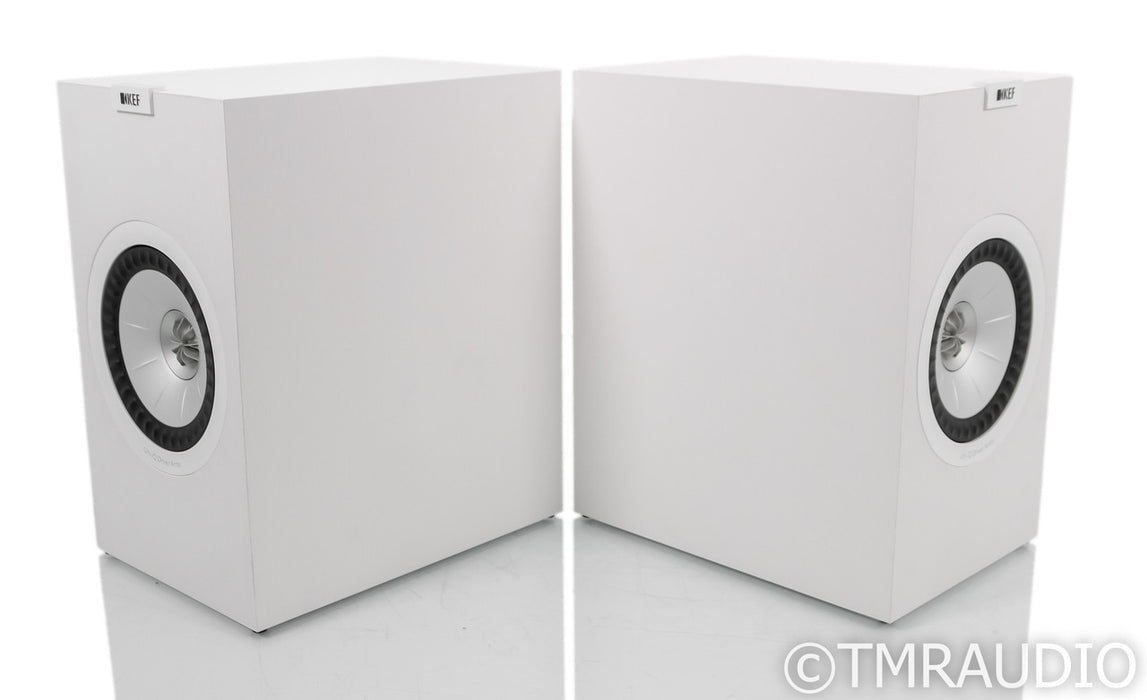 KEF Q350 Bookshelf Speakers; White Pair