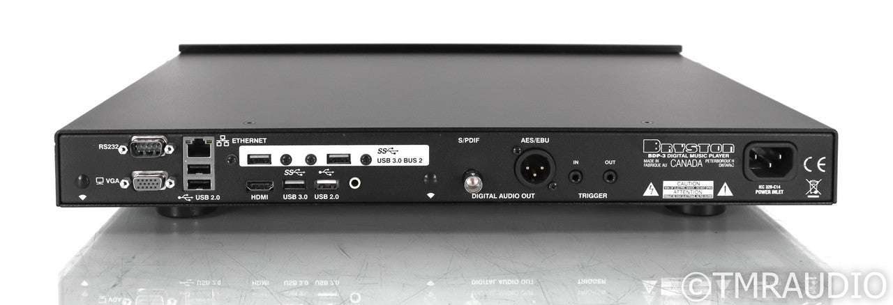 Bryston BDP-3 Network Streamer / Digital Player; BDP3; Black; 17"