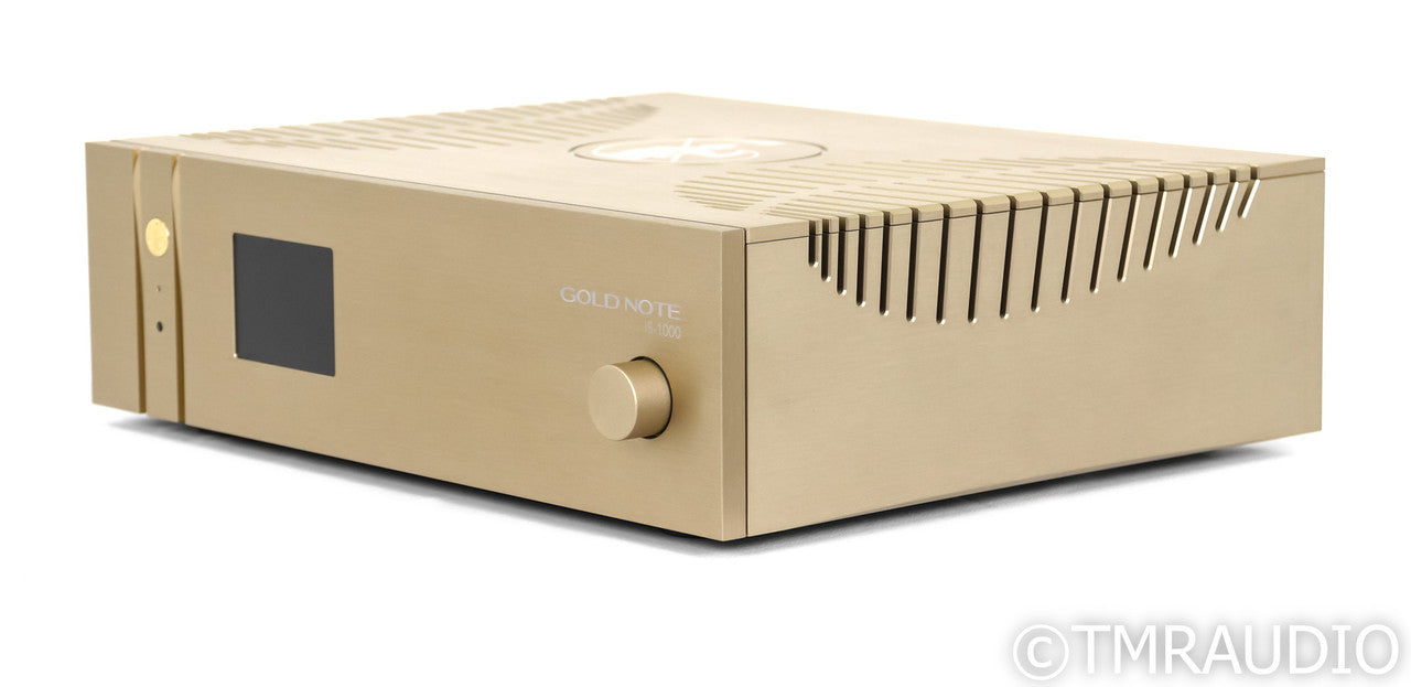 Gold Note IS-1000 Integrated Amplifier & Streamer; Gold (No Remote)