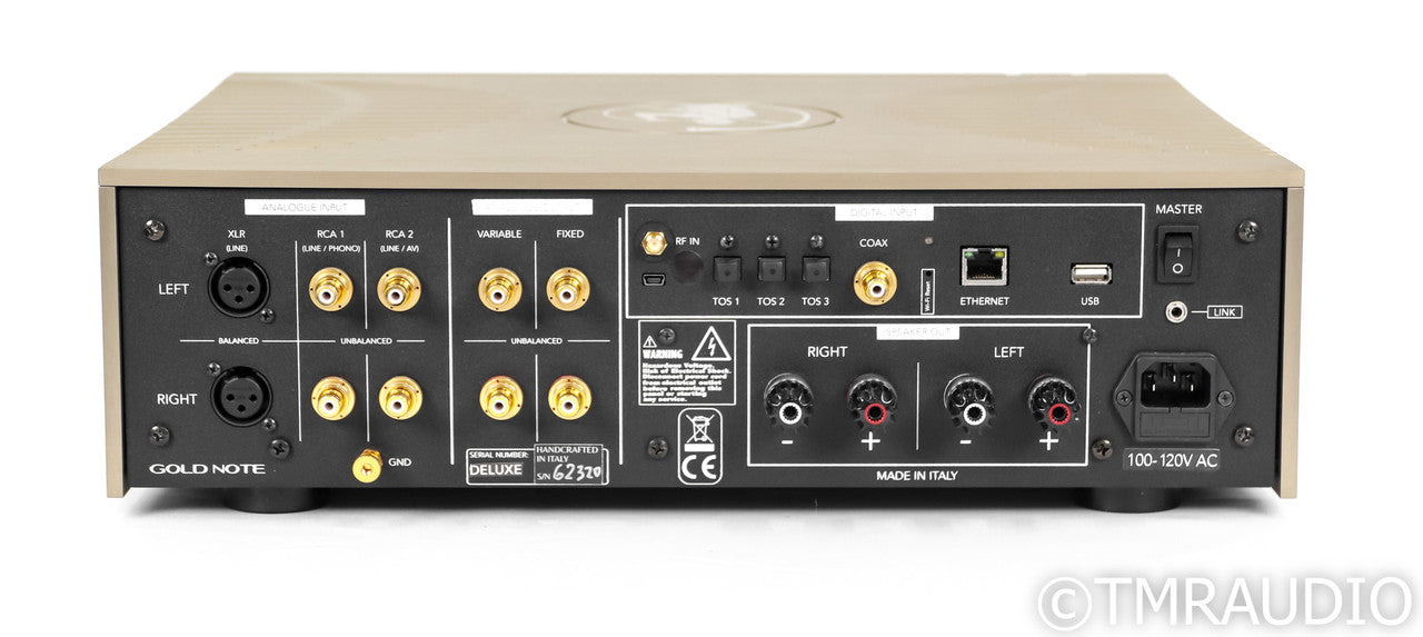 Gold Note IS-1000 Integrated Amplifier & Streamer; Gold (No Remote)