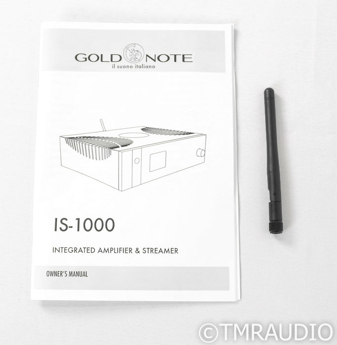 Gold Note IS-1000 Integrated Amplifier & Streamer; Gold (No Remote)
