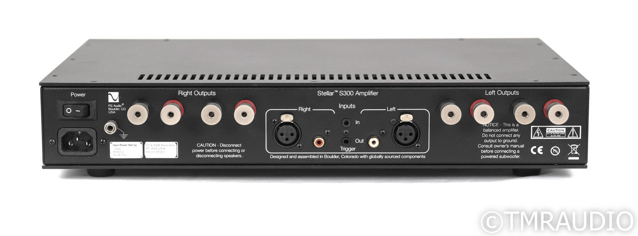 PS Audio Stellar S300 Stereo Power Amplifier; S-300; Black (Used)
