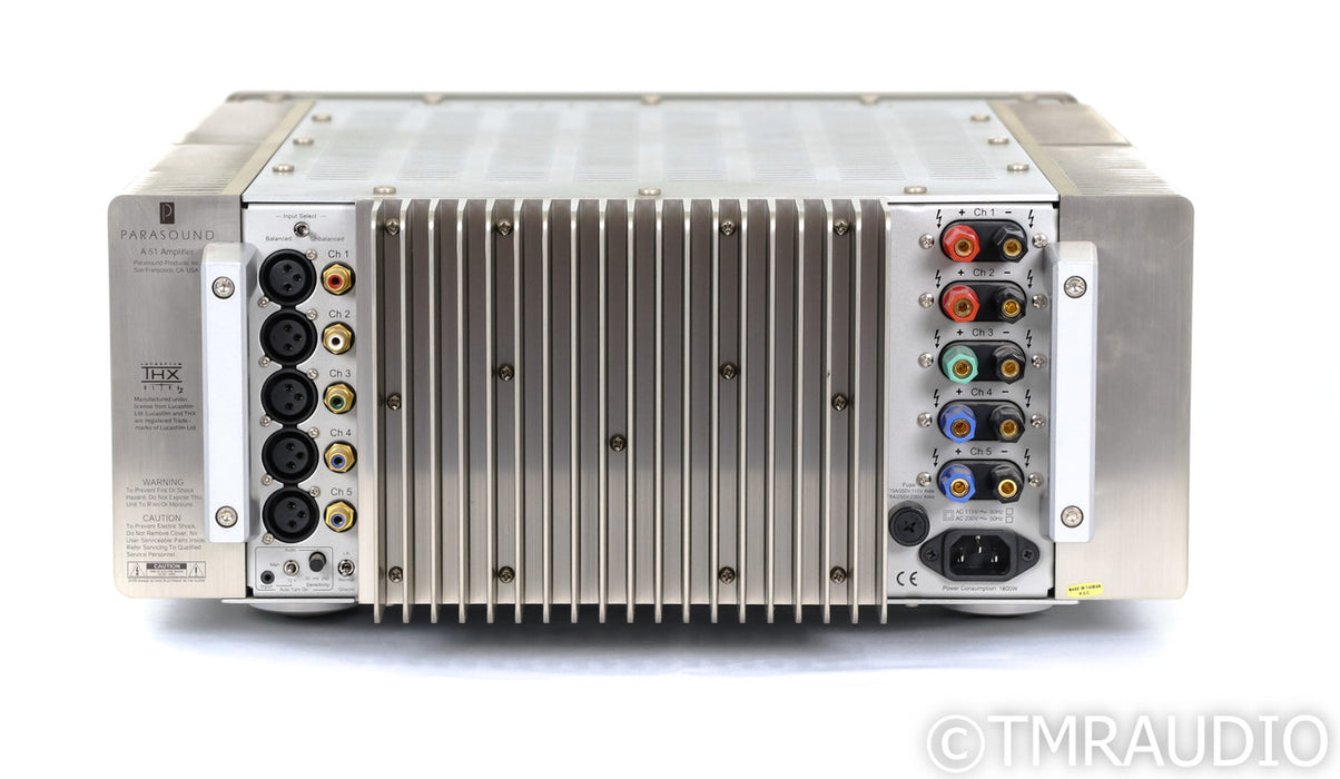 Parasound A 51 Five Channel Power AMplifier; Silver