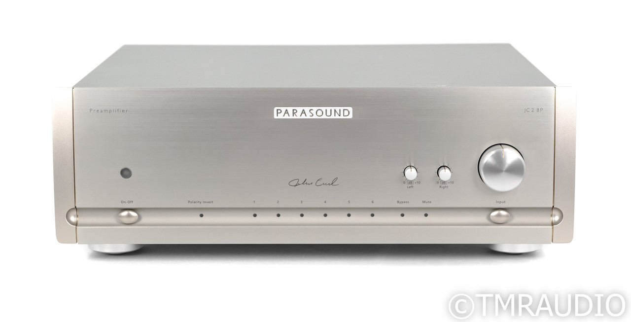 Parasound JC2 BP Stereo Preamplifier; Silver; Remote