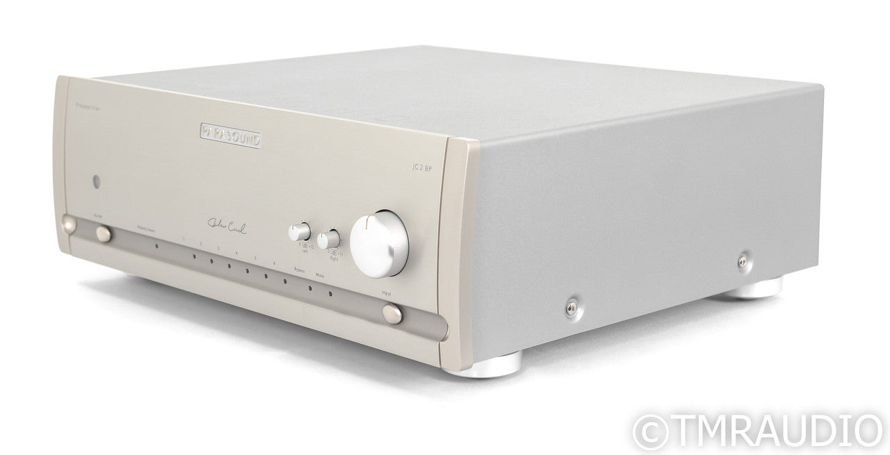 Parasound JC2 BP Stereo Preamplifier; Silver; Remote