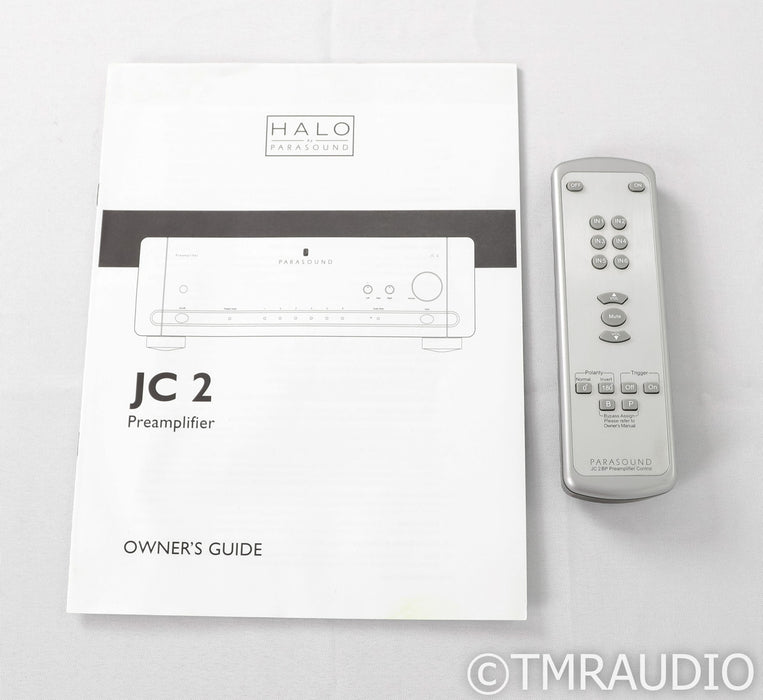 Parasound Halo JC2 BP Stereo Preamplifier; Remote