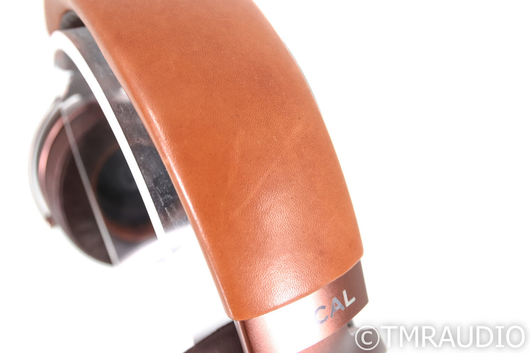 Focal Stellia Closed Back Headphones; Chocolate Leather