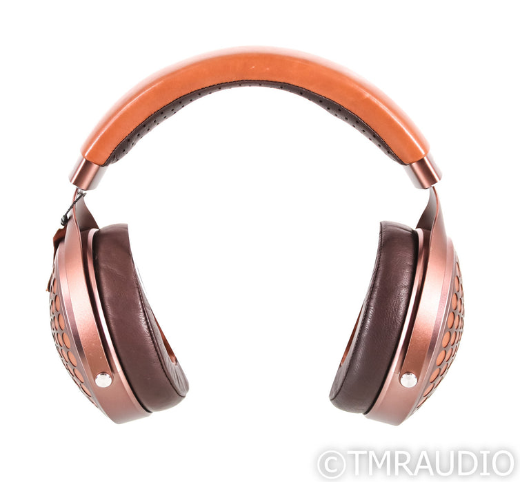 Focal Stellia Closed Back Headphones; Chocolate Leather