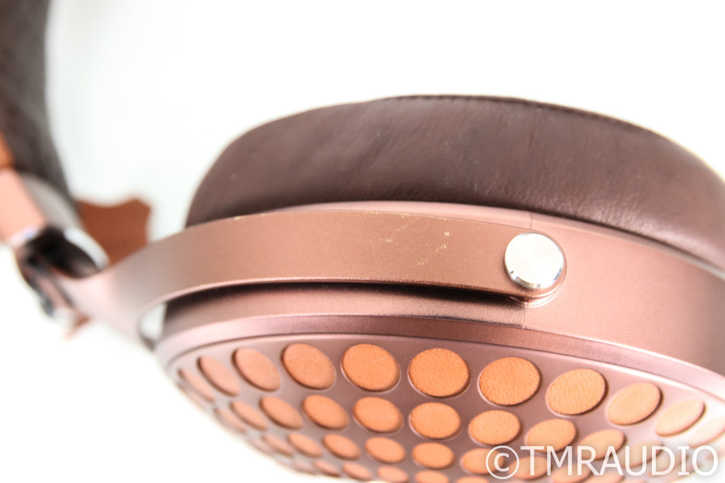 Focal Stellia Closed Back Headphones; Chocolate Leather