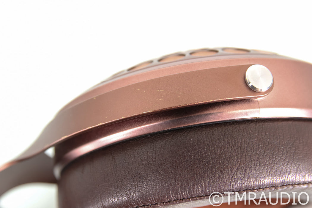 Focal Stellia Closed Back Headphones; Chocolate Leather