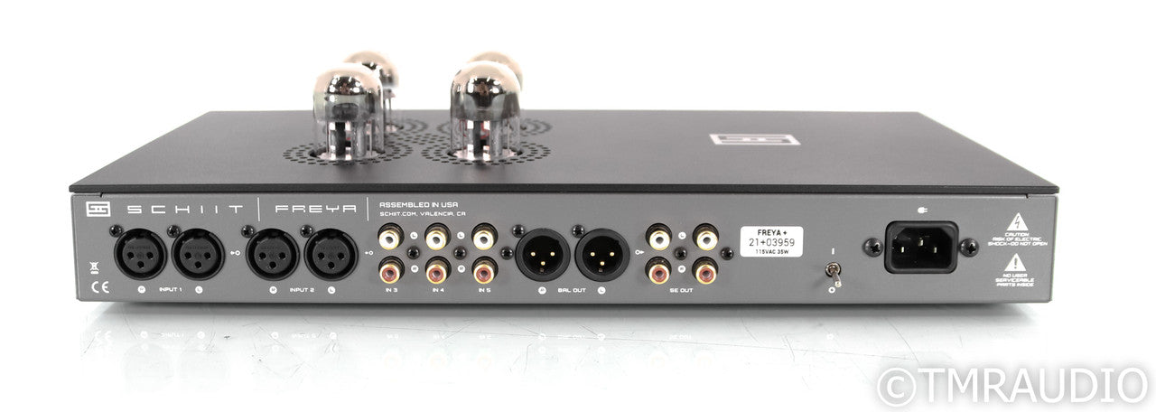 Schiit Freya+ Stereo Tube Hybrid Preamplifier; Remote; Black
