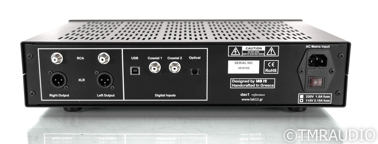 Lab12 dac1 reference Tube DAC; D/A Converter; Black (Open Box)