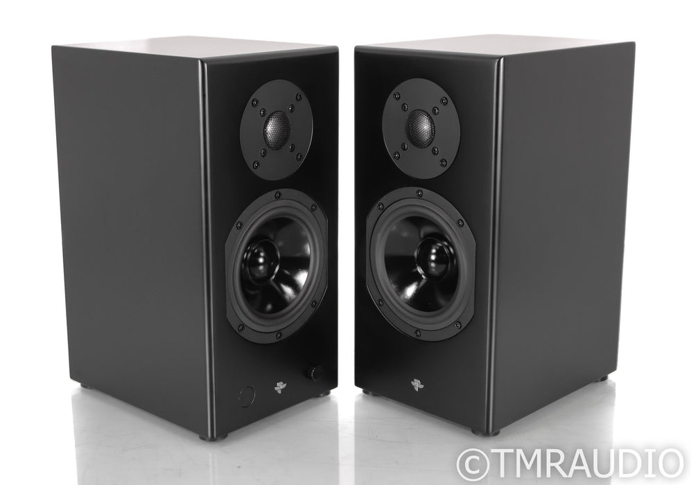 Totem Acoustic KIN Play Powered Bookshelf Speakers; Black Pair; Remote