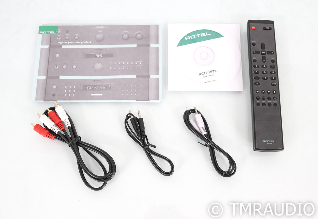 Rotel RCD-1572 CD Player; Remote; Silver; R1572