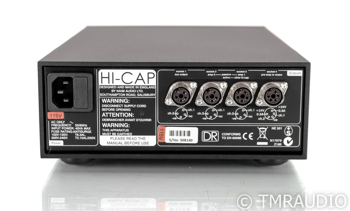 Naim HiCap DR Power Supply; Black; Discrete Regulator