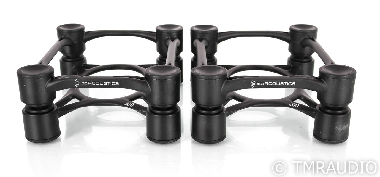 IsoAcoustics Aperta 200 Speaker Isolation Stands; Black Pair (Open Box)