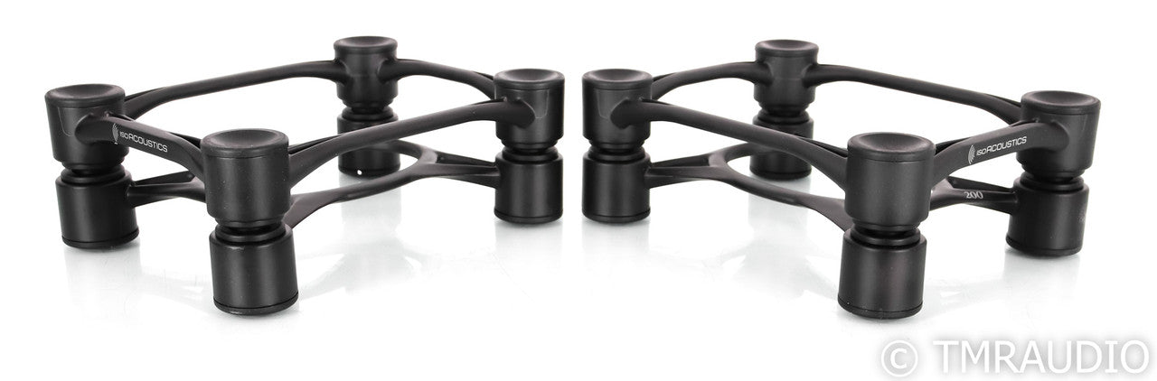 IsoAcoustics Aperta 200 Speaker Isolation Stands; Black Pair (Open Box)