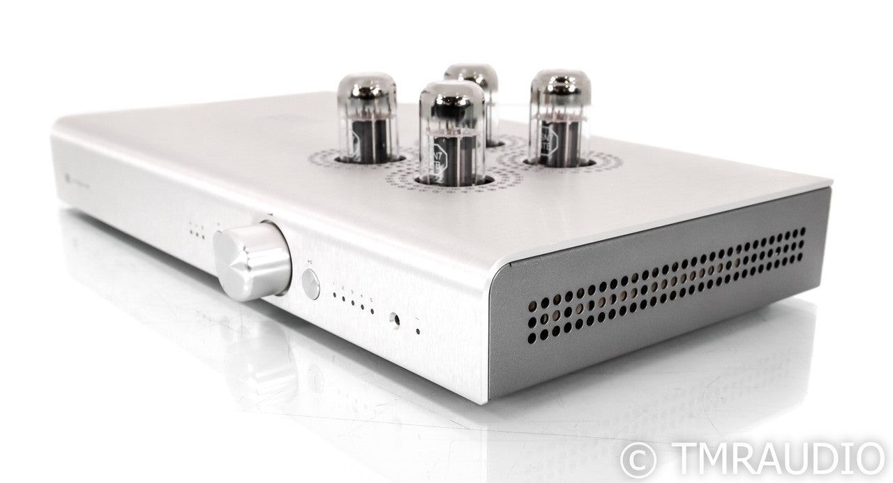 Schiit Freya+ Stereo Tube Hybrid Preamplifier; Remote; Silver; Freya +