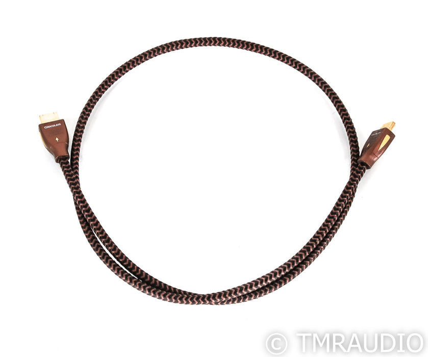 Audioquest Chocolate HDMI Cable; 1m Single Digital Interconnect