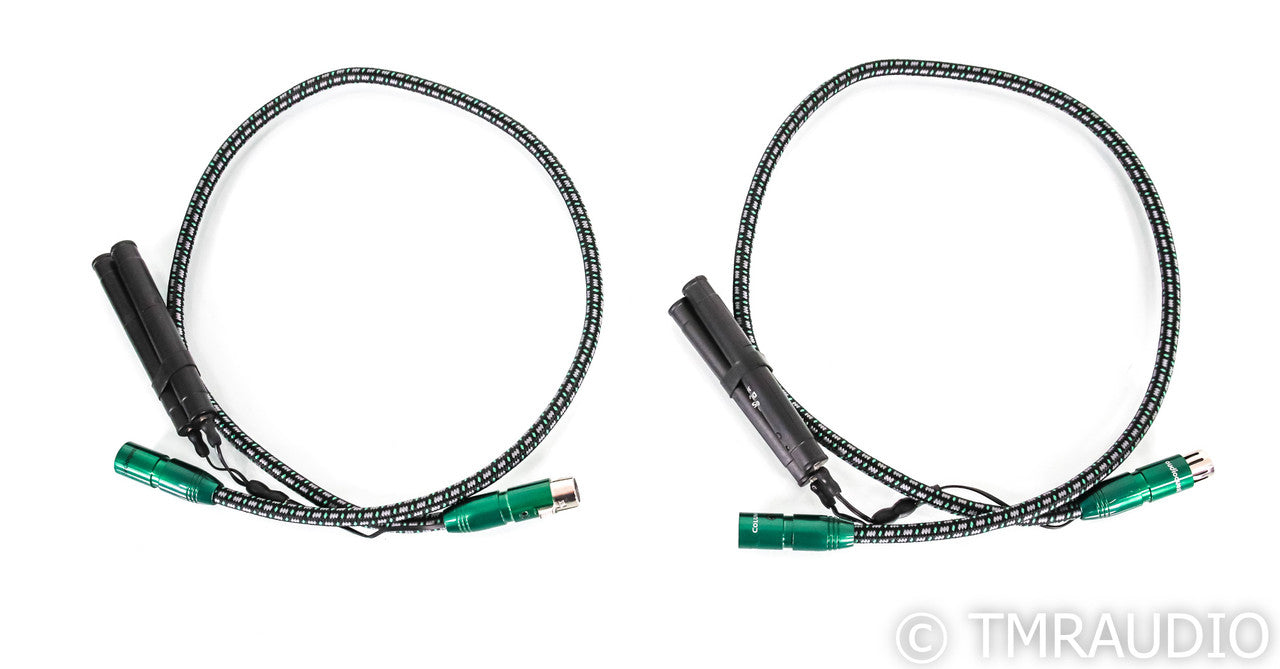 Audioquest Colombia XLR Cables; 1m Balanced Pair Interconnects