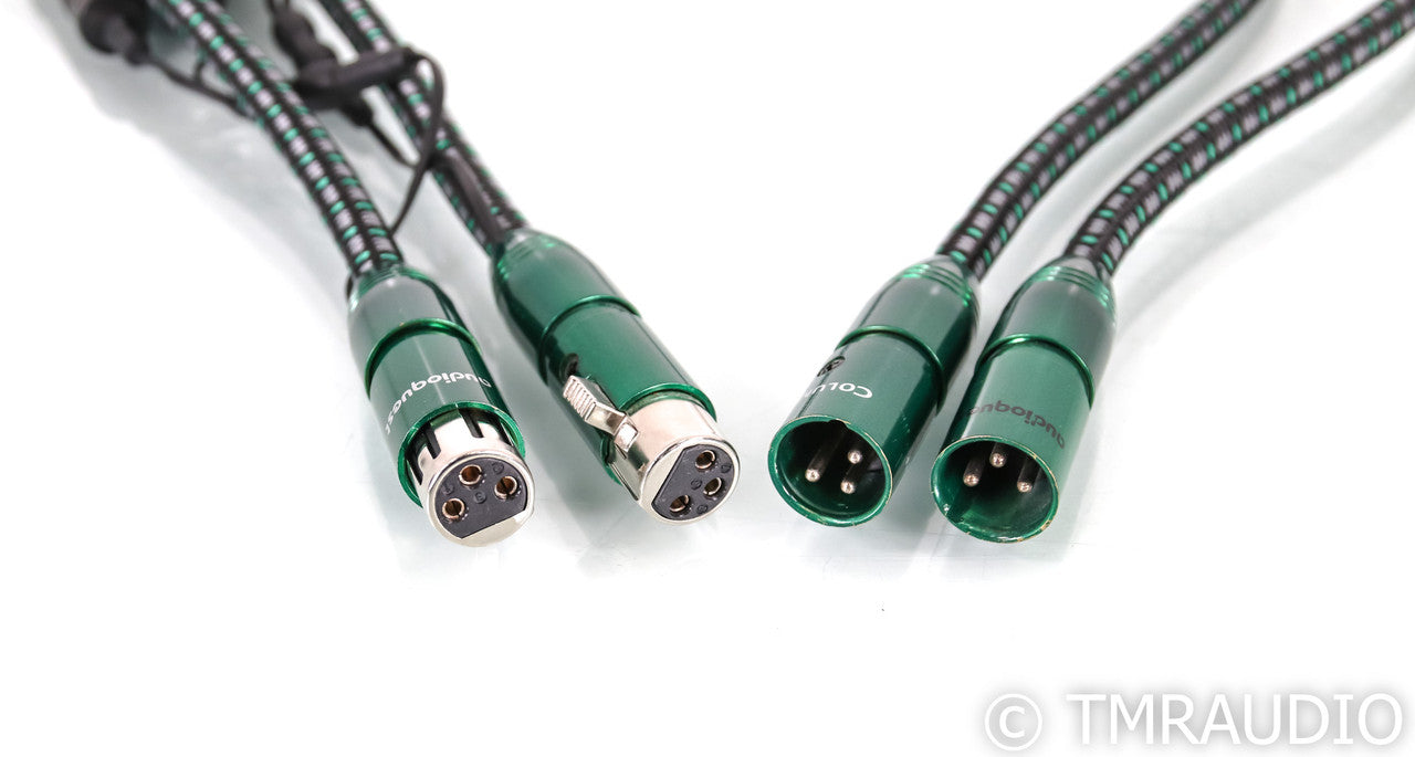 Audioquest Colombia XLR Cables; 1m Balanced Pair Interconnects