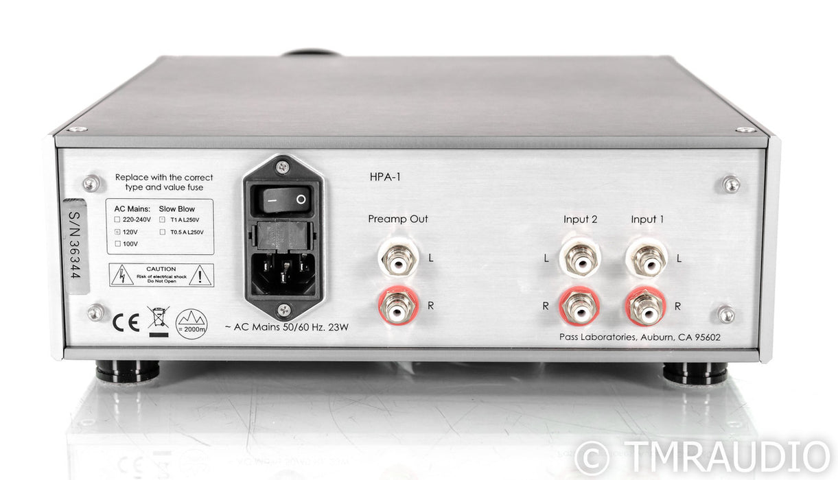 Pass Labs HPA-1 Headphone Amplifier; HPA1
