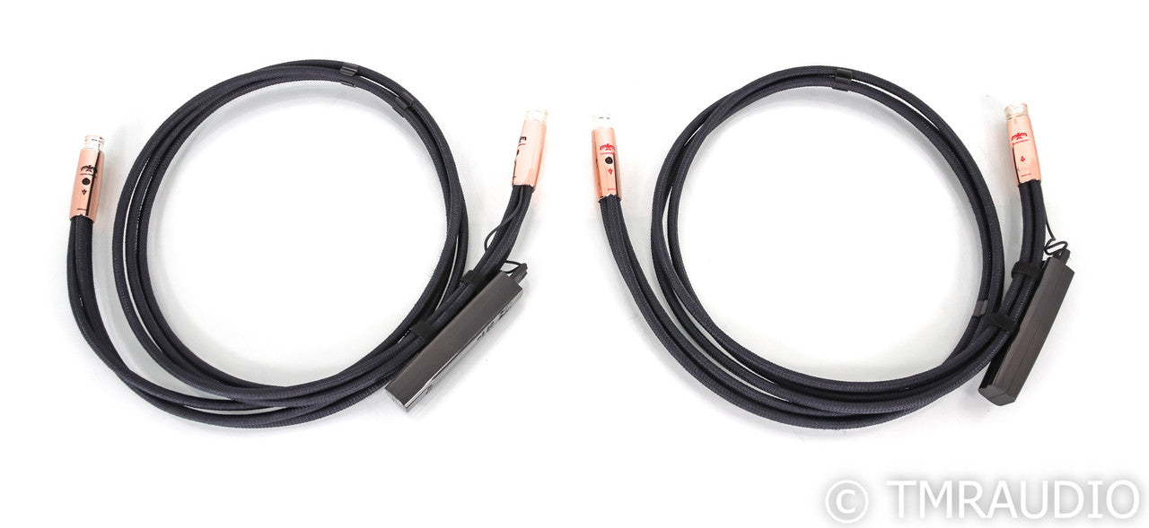 AudioQuest ThunderBird XLR Cables; 1.5m Pair Interconnects; 72v DBS