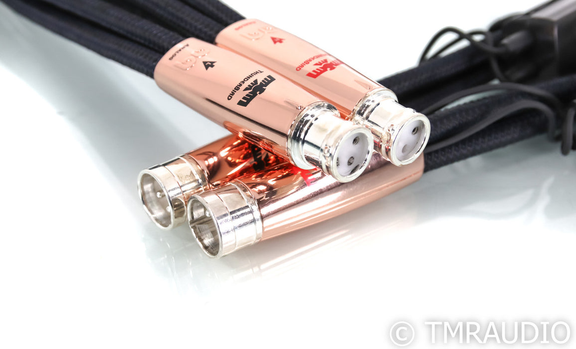 AudioQuest ThunderBird XLR Cables; 1.5m Pair Interconnects; 72v DBS