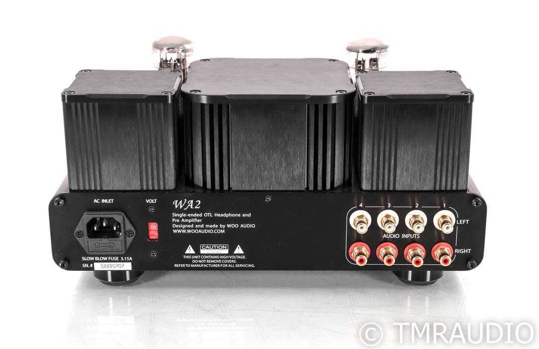 Woo Audio WA2 Tube Headphone Amplifier; WA-2; Black