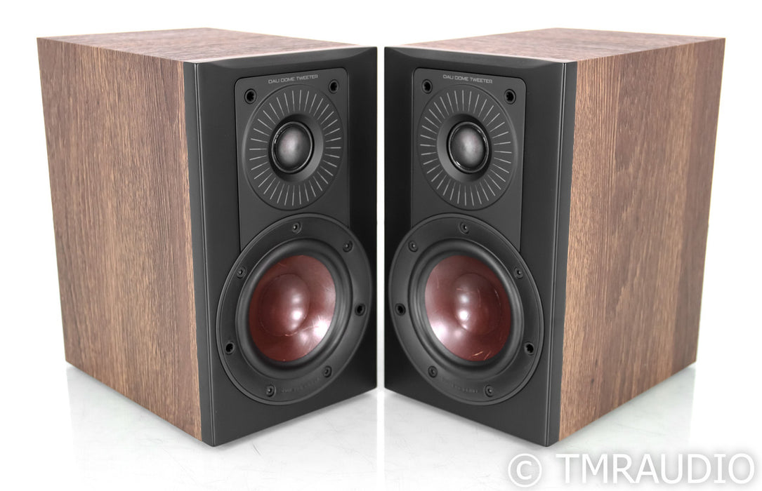 DALI Opticon 1 MK2 Bookshelf Speakers; Tobacco Oak Pair
