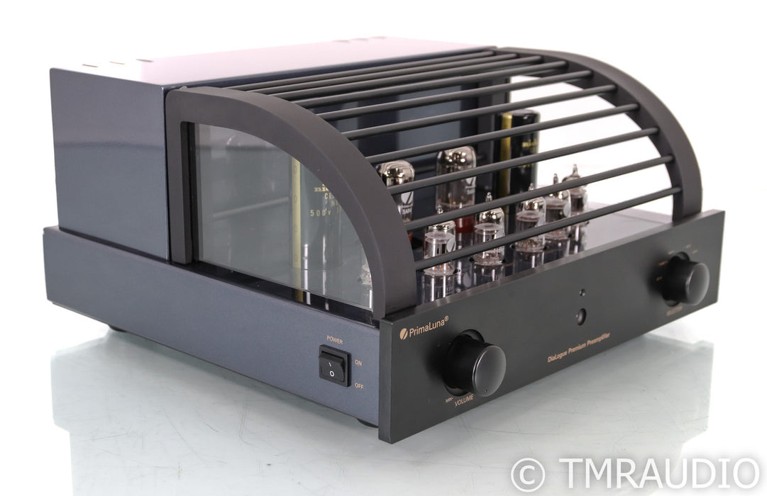 PrimaLuna DiaLogue Premium Stereo Tube Preamplifier; Remote; Black